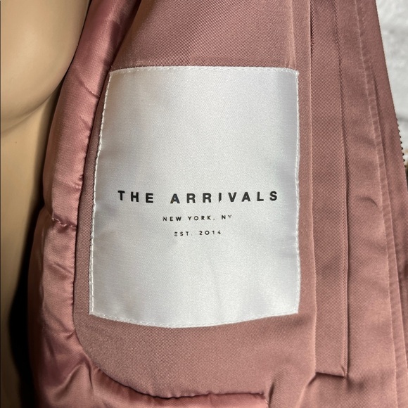 The Arrivals NYC dusty rose bomber jacket - Picture 7 of 10